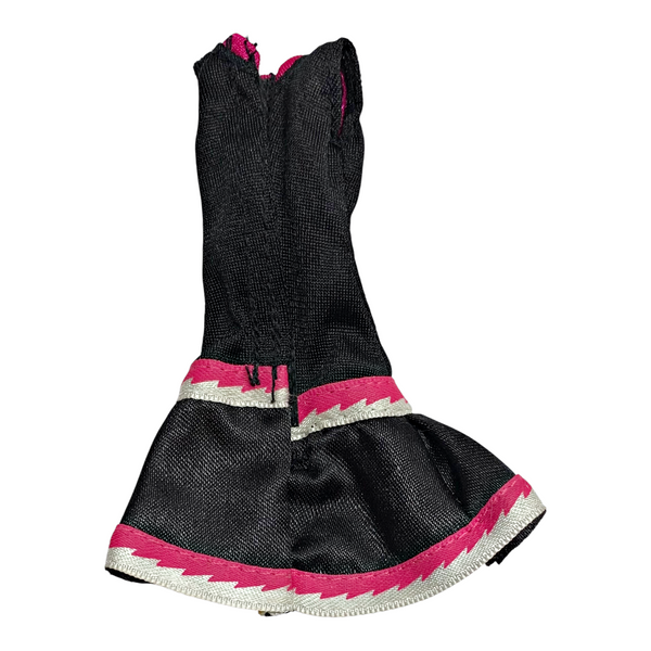Monster High Frankie Stein Fearleading Scream Uniform Doll Outfit Replacement Black Dress