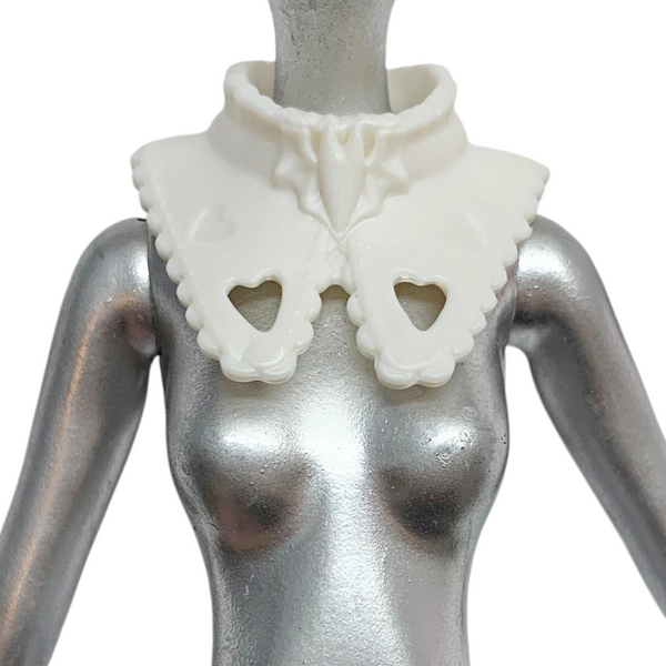 Monster High Draculaura Skulltimate Secrets Fearidescent Doll Replacement White Collar Necklace
