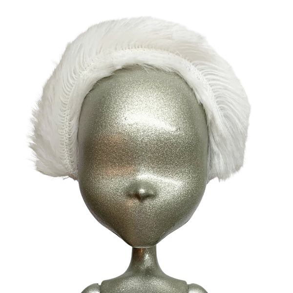 Monster High 1st Wave Original Abbey Bominable Doll Replacement White Faux Fur Headband