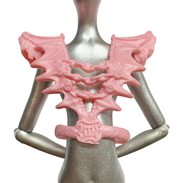 Monster High Vandala Doubloons Haunted Pirate Doll Replacement Pink Chest Part
