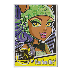 Monster High Clawdeen Wolf Skultimate Roller Maze Doll Replacement Character Card