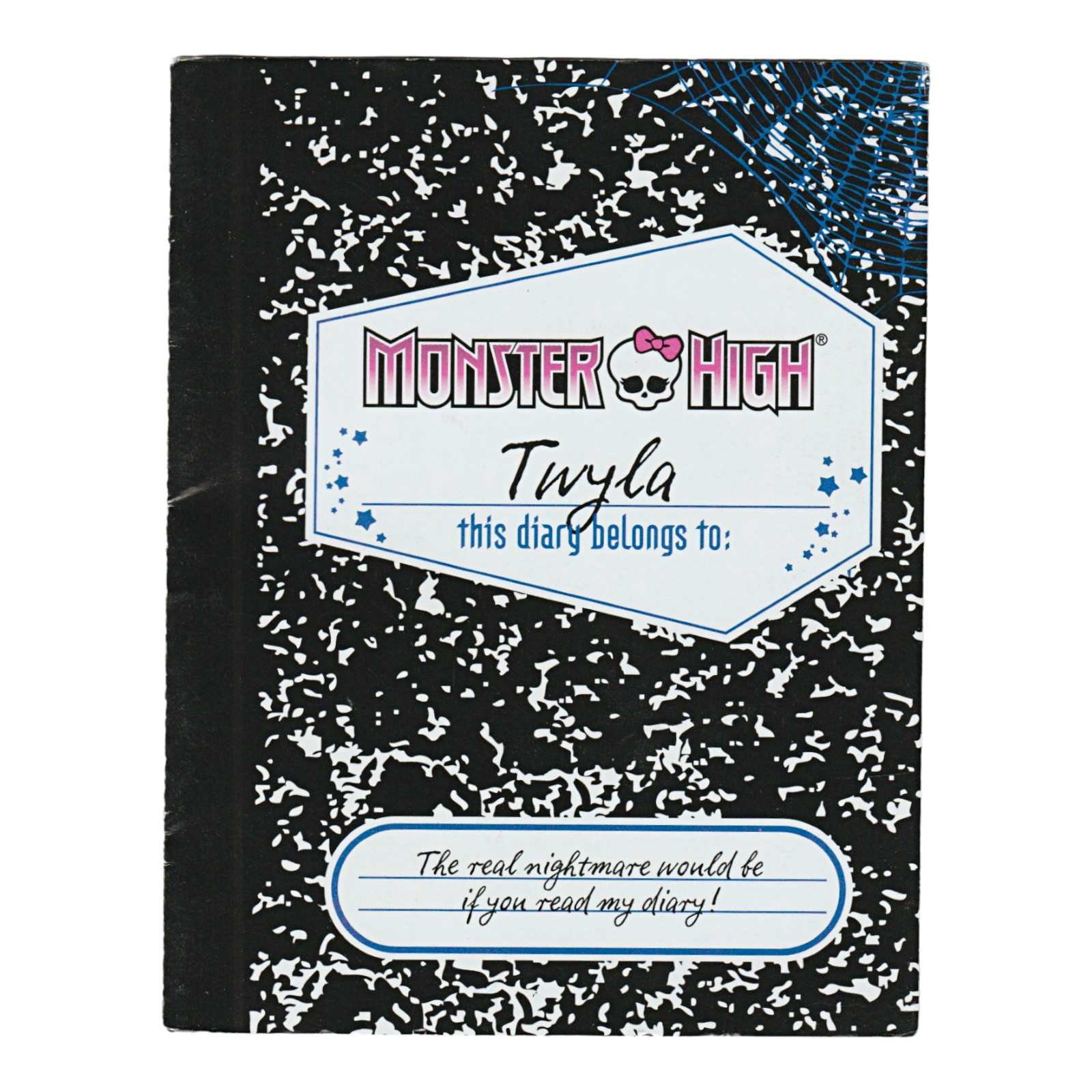 Monster High Twyla Boogeyman 13 Wishes Doll Replacement Diary Booklet