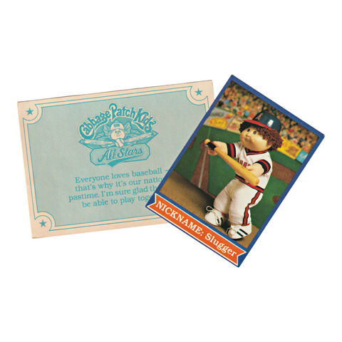 Cabbage Patch Kids All Stars Doll California Angels MVP "Slugger" Baseball Card Set