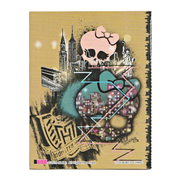 Monster High Boo York Mouscedes King Doll Replacement Diary Booklet