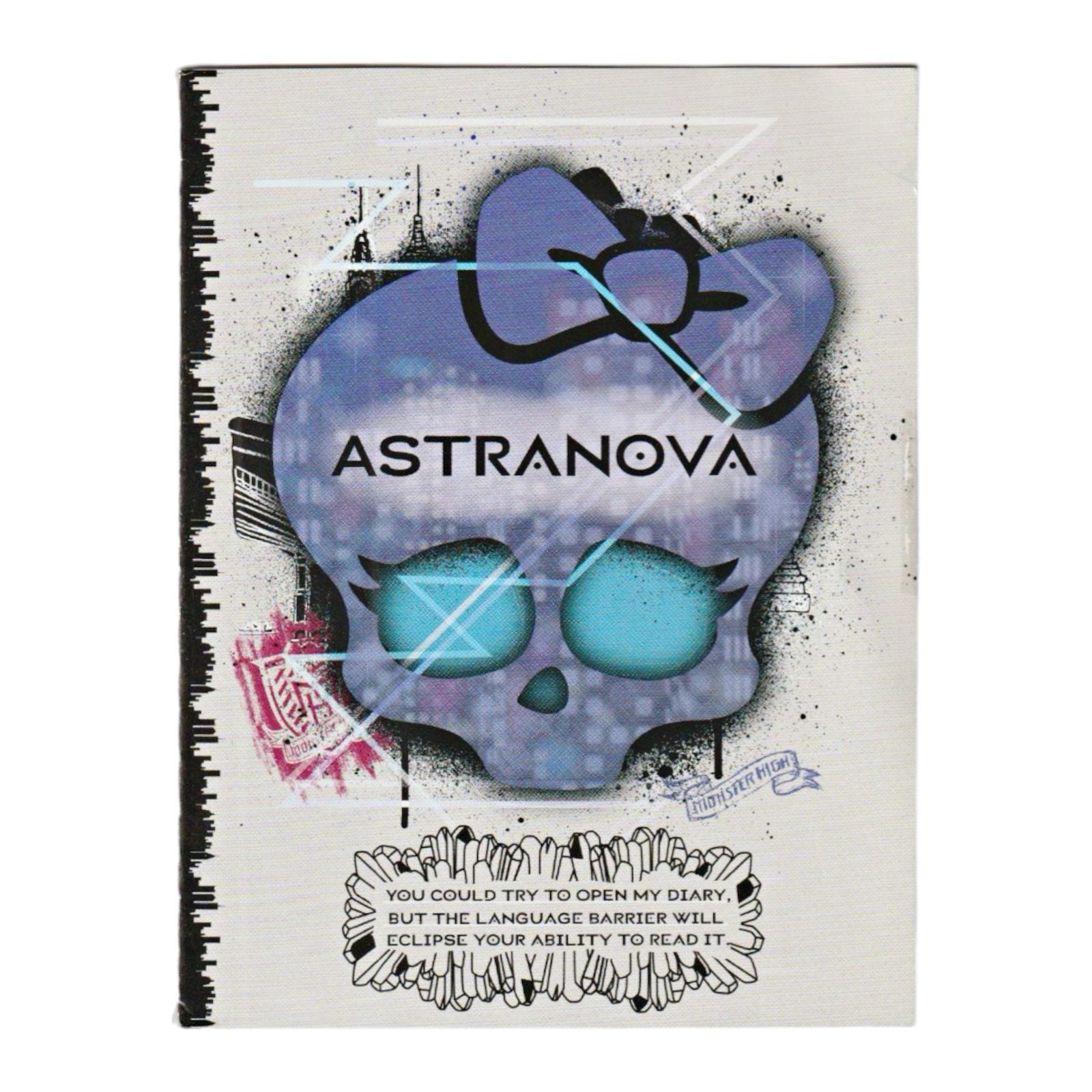 Monster High Boo York Astranova Astra Nova Doll Replacement Diary Booklet