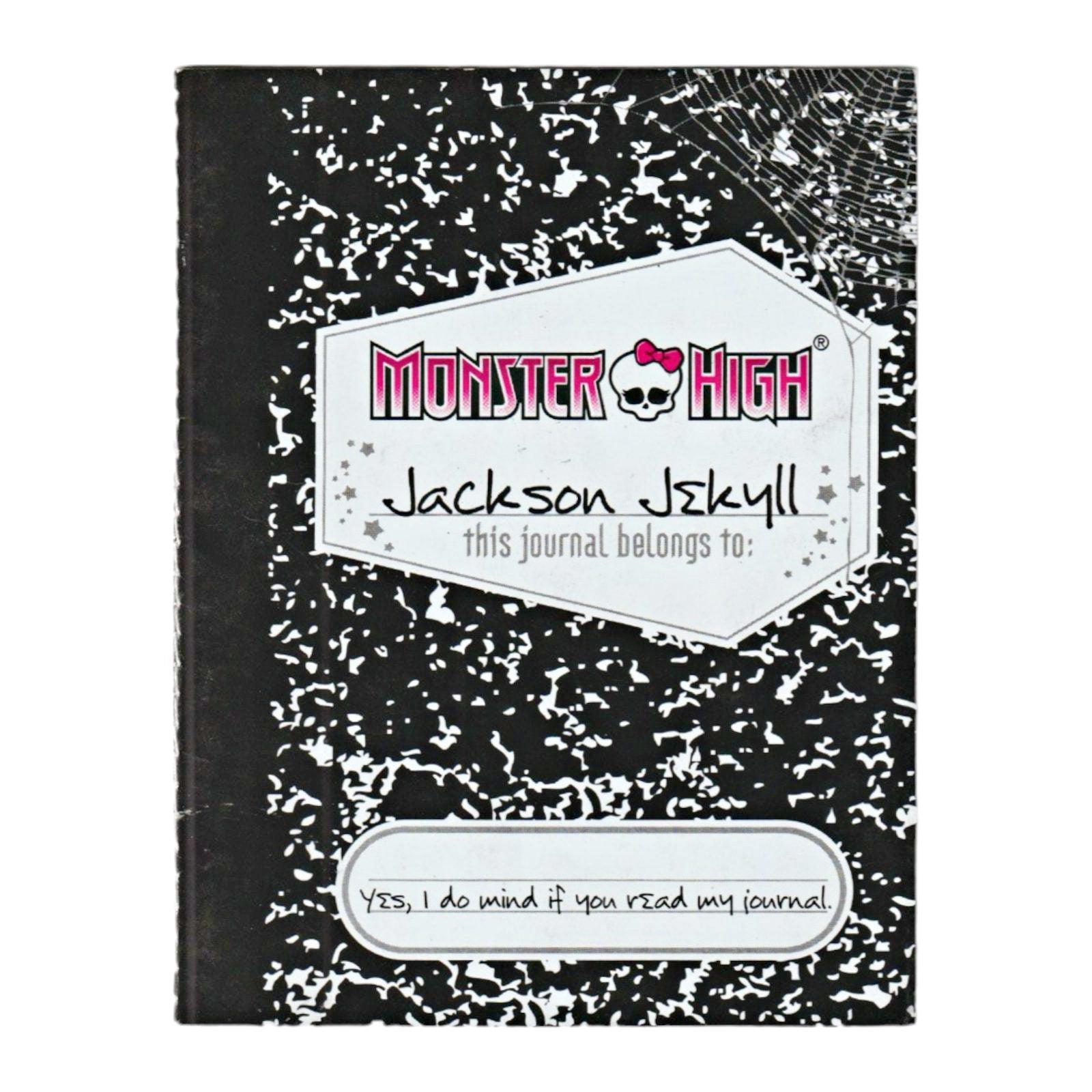 Monster High 1st Wave Original Jackson Jekyll Doll Replacement Diary Booklet