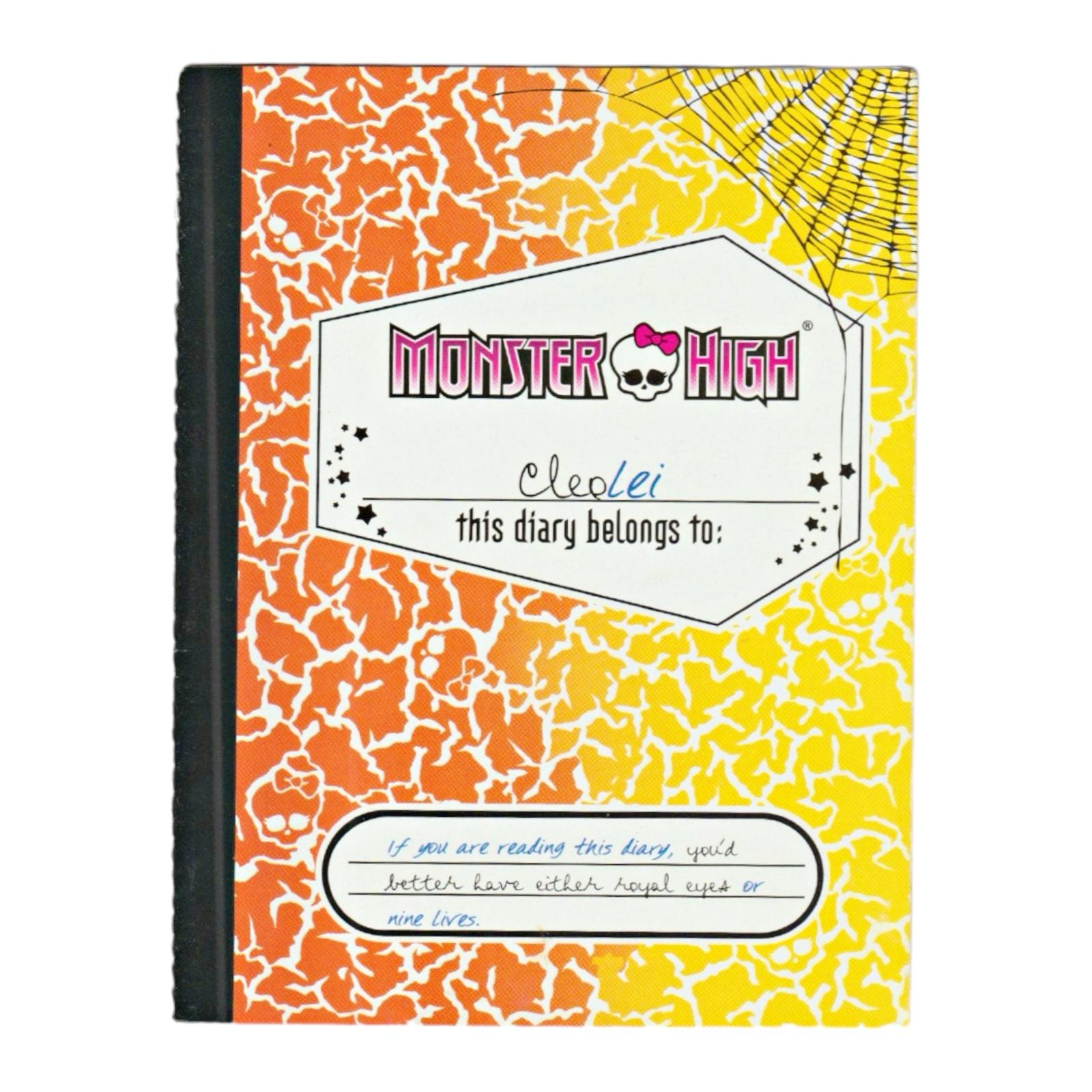 Monster High Cleolei Cleo Toralei Freaky Fusion Doll Replacement Diary Booklet