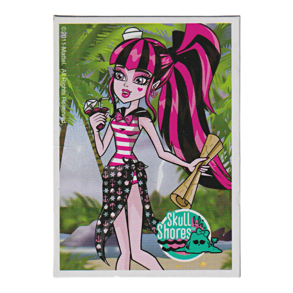 Monster High Draculaura Skull Shores Doll Replacement Character Card