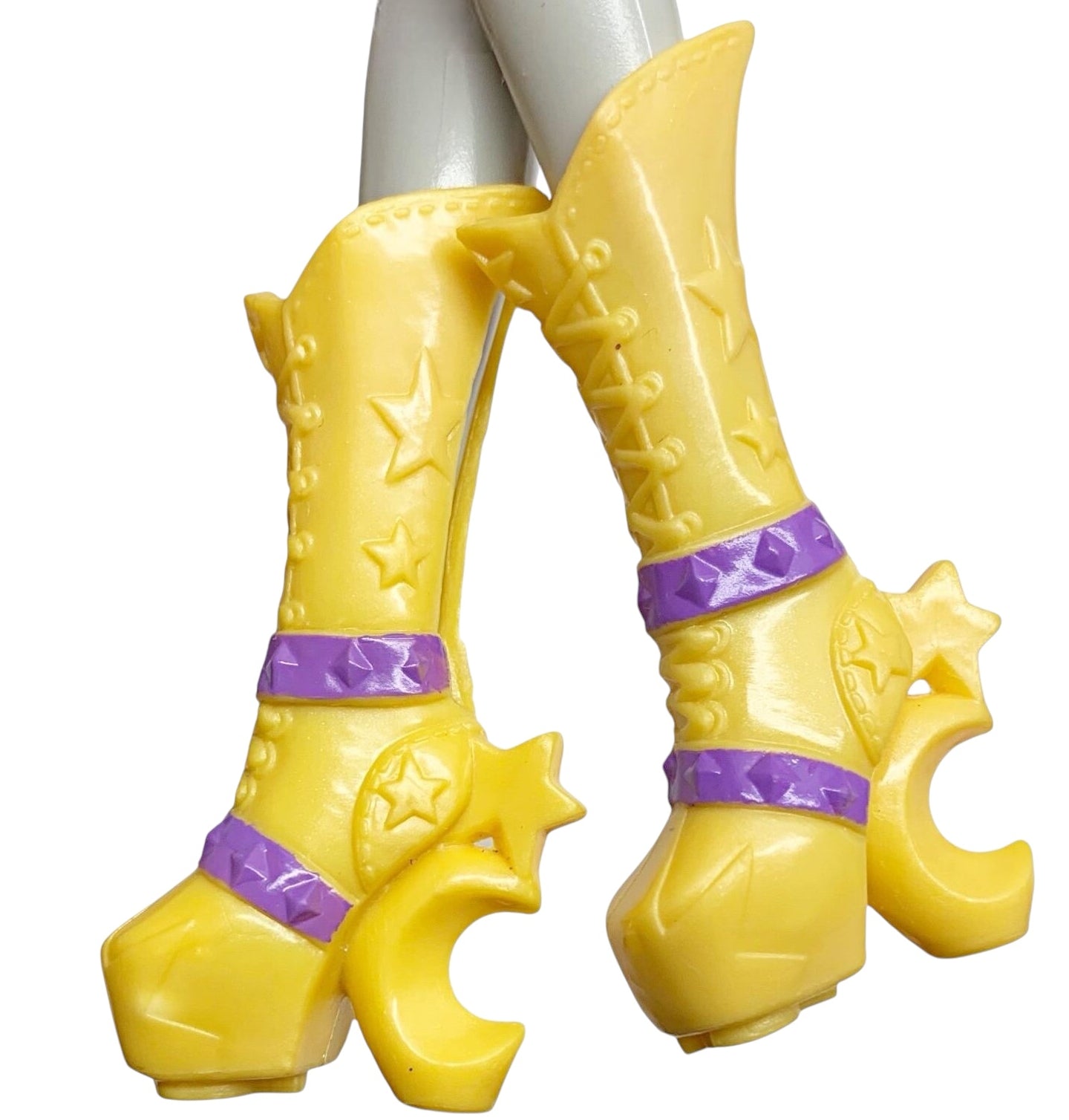 My Little Pony Equestria Girls Trixie Lulamoon Doll Replacement Shoes Yellow & Purple Boots