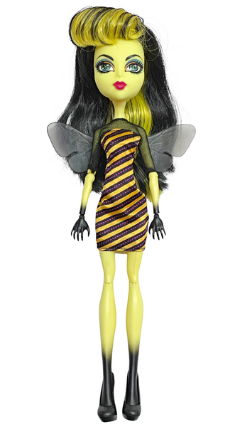 Monster High Create-A-Monster Insect Bee Complete Doll With Yellow Torso & Outfit