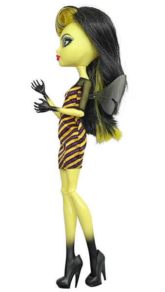 Monster High Create-A-Monster Insect Bee Complete Doll With Yellow Torso & Outfit