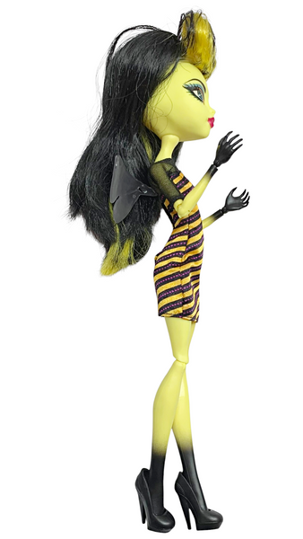 Monster High Create-A-Monster Insect Bee Complete Doll With Yellow Torso & Outfit