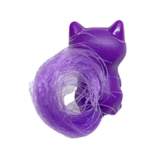 Polly Pocket Pet Connects Tiny Purple & Tan Cat Accessory Part