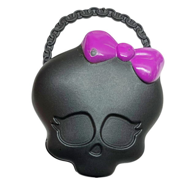 Monster High Inner Monster Doll Replacement Purple & Black Skullette Purse