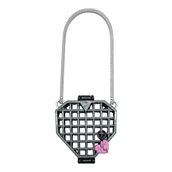 LOL Surprise OMG Queens Prism Doll Replacement Black & Silver Heart Purse