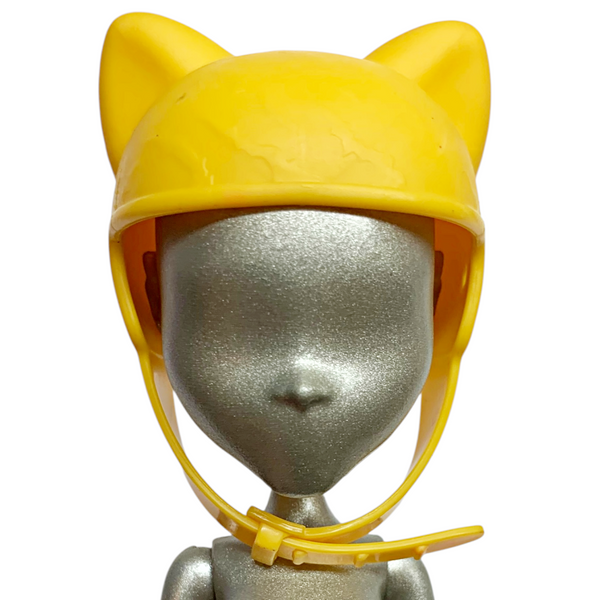 Monster High Wheelin' Werecats Scooter Twins Purrsephone Doll Replacement Yellow Helmet