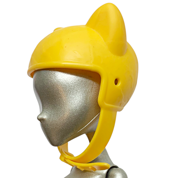 Monster High Wheelin' Werecats Scooter Twins Purrsephone Doll Replacement Yellow Helmet