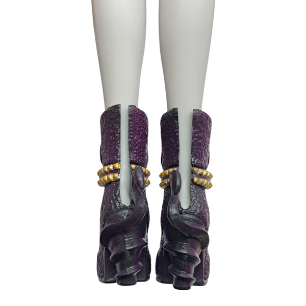 Disney Descendants Mal Doll Replacement Purple & Gold Shoes