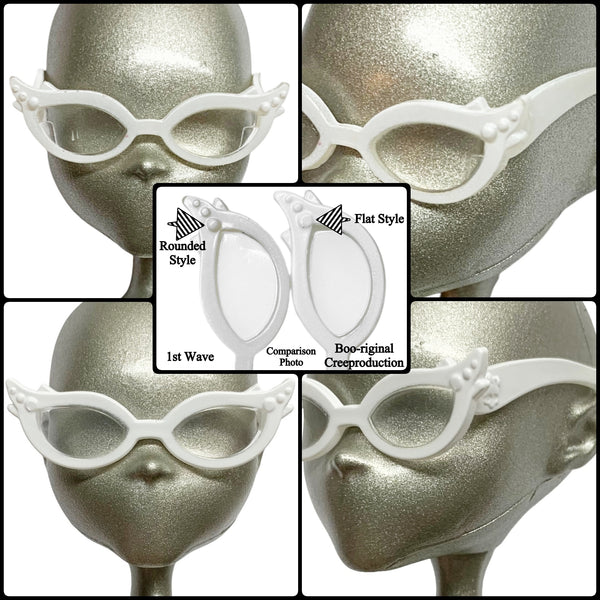 Monster High Ghoulia Yelps 1st Wave Original Doll Replacement White Glasses