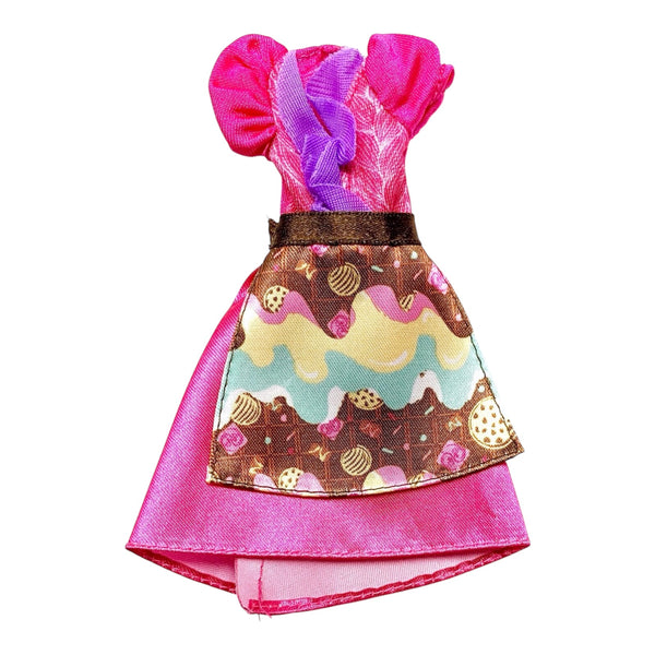 Ever After High Holly O'Hair Sugar Coated Doll Outfit Replacement Pink Apron Dress