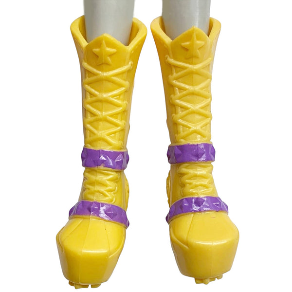 My Little Pony Equestria Girls Trixie Lulamoon Doll Replacement Shoes Yellow & Purple Boots