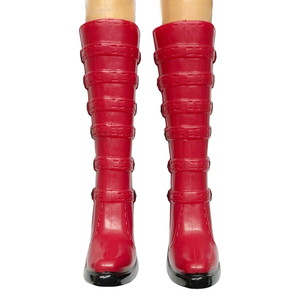 Mattel My Scene Shopping Spree Madison Doll Replacement Shoes Tall Red Boots