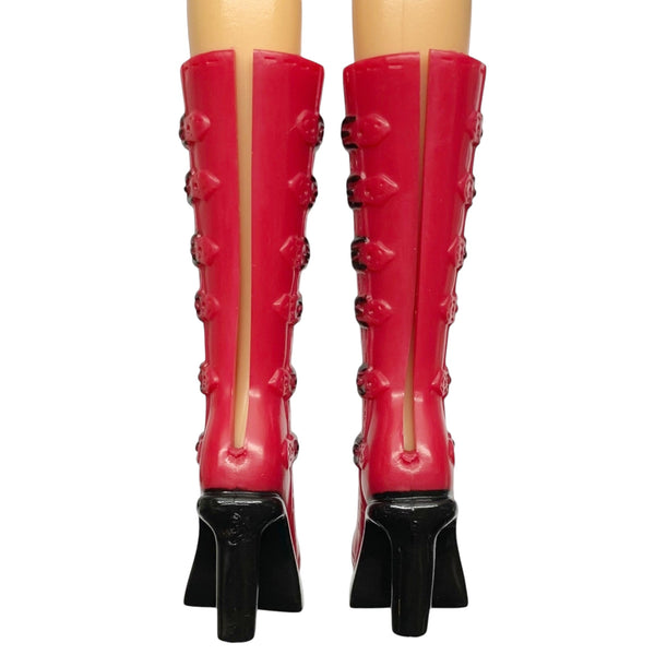 Mattel My Scene Shopping Spree Madison Doll Replacement Shoes Tall Red Boots