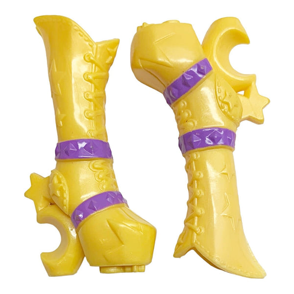 My Little Pony Equestria Girls Trixie Lulamoon Doll Replacement Shoes Yellow & Purple Boots