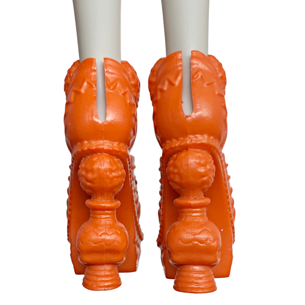 Monster High Skelita Calaveras Art Class Doll Replacement Orange Shoes