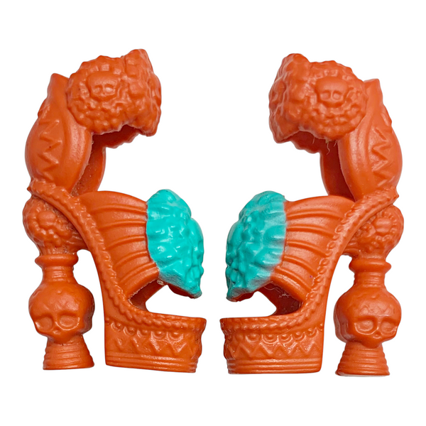 Monster High Skelita Calaveras Art Class Doll Replacement Orange Shoes