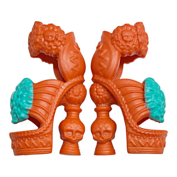 Monster High Skelita Calaveras Art Class Doll Replacement Orange Shoes