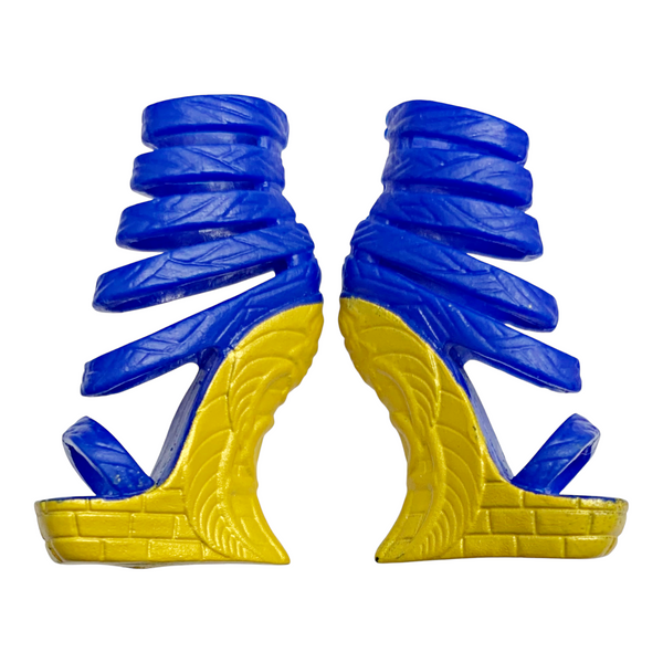 Monster High Cleo De Nile Picture Day Edition Doll Replacement Blue & Gold Shoes