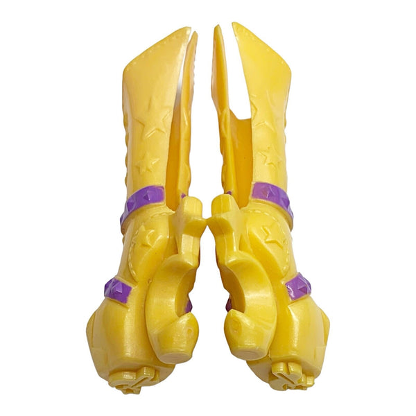 My Little Pony Equestria Girls Trixie Lulamoon Doll Replacement Shoes Yellow & Purple Boots