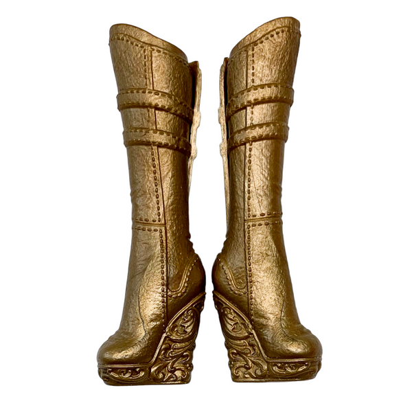 Ever After High Through The Woods C.A. Cupid Doll Replacement Bronze Boots Shoes