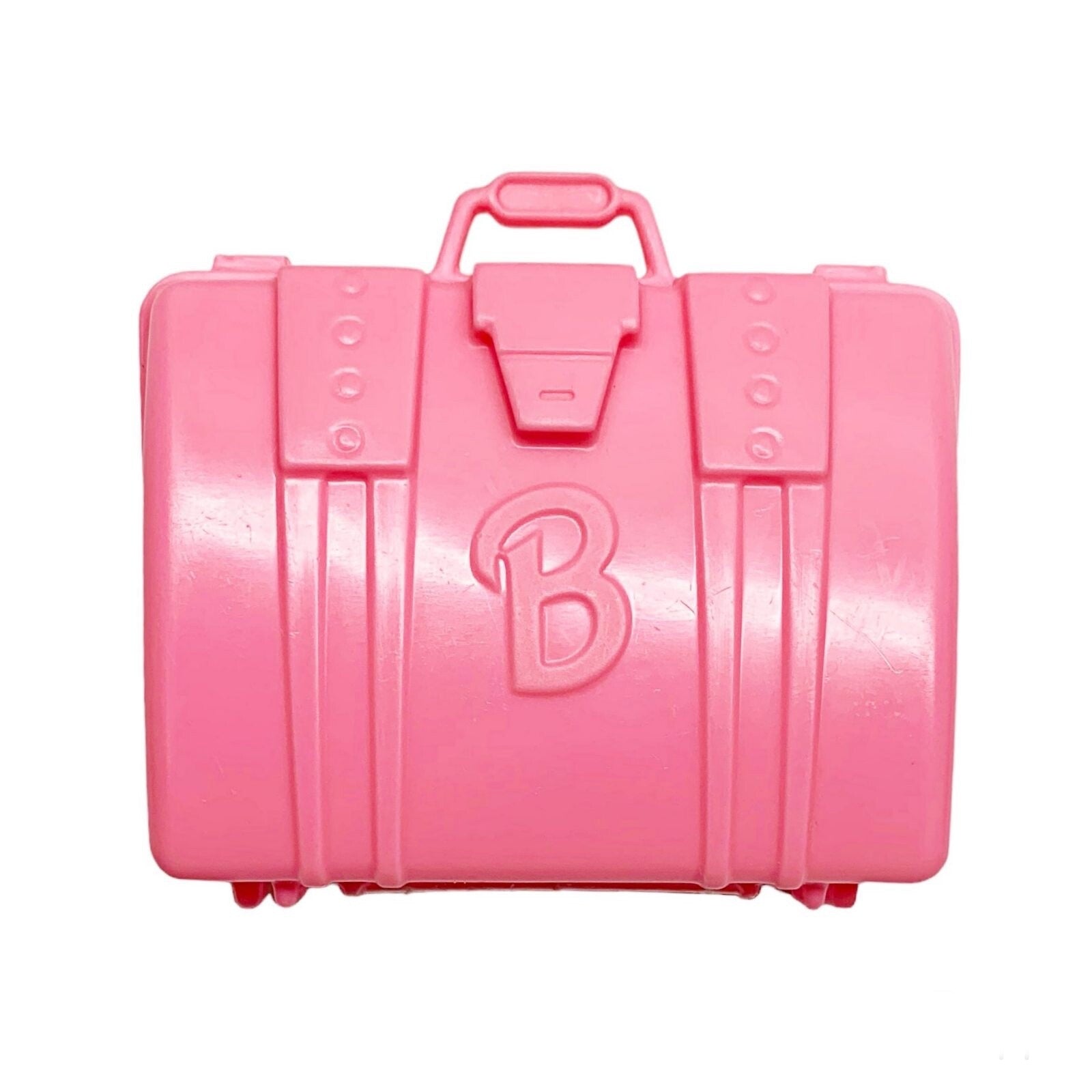 1999 Barbie Blue Jumbo Jet Airplane #22007 Playset Pink Suitcase Luggage Part