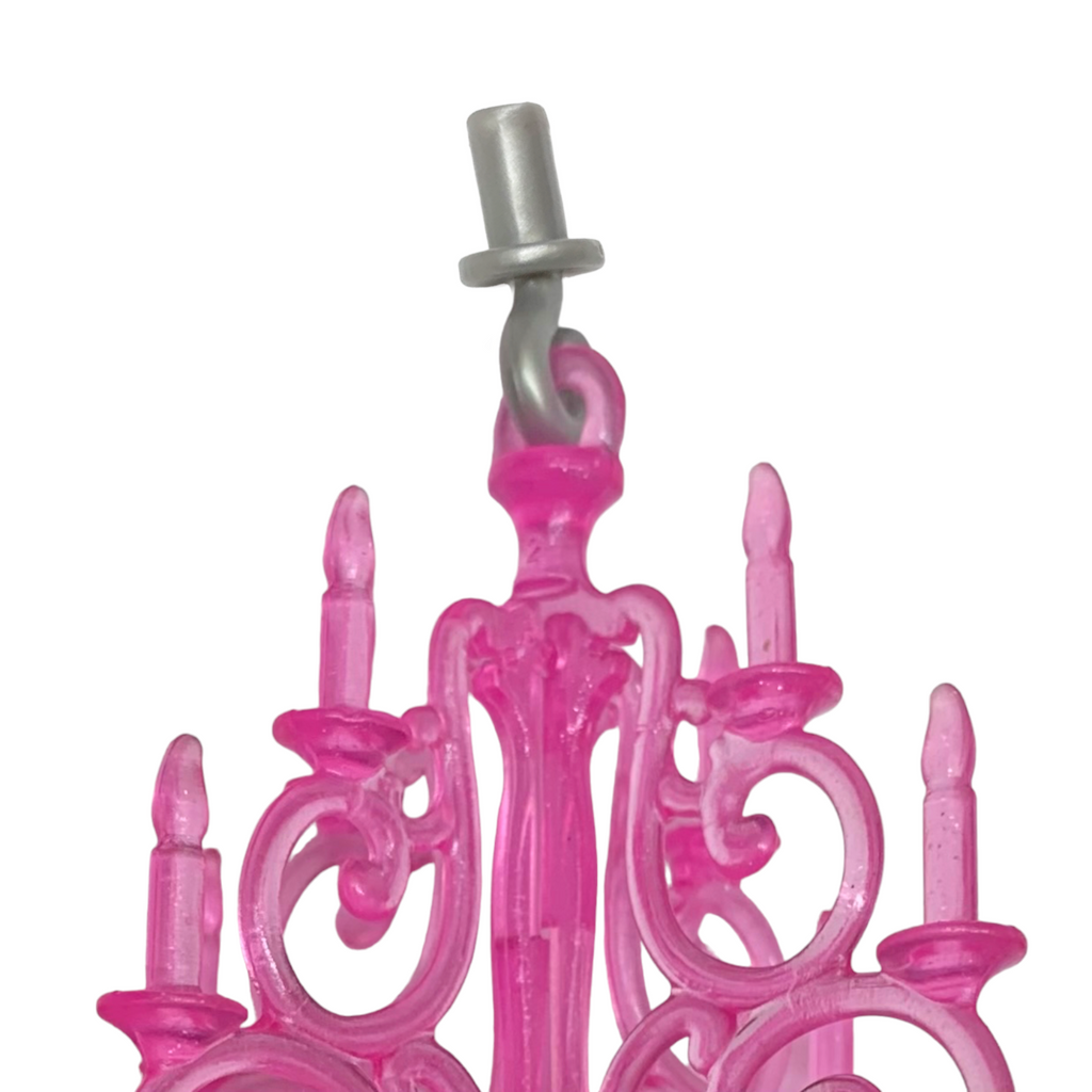 Mattel Barbie BJP34 Malibu House Replacement Pink Chandelier Part