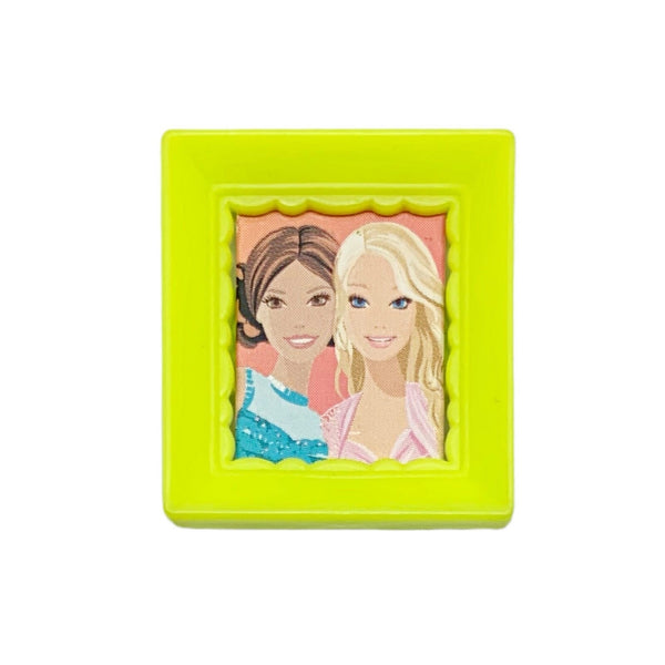 Mattel Barbie Doll Size Best Friends Yellow Picture Frame Accessory Part