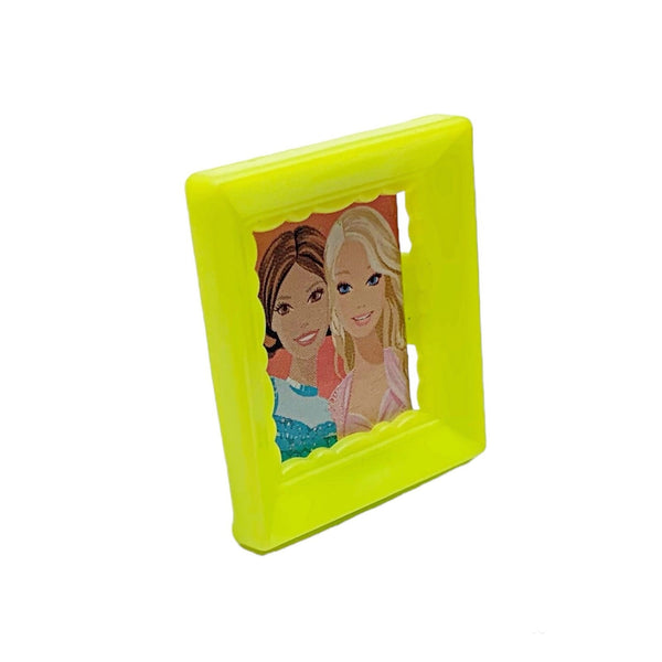 Mattel Barbie Doll Size Best Friends Yellow Picture Frame Accessory Part