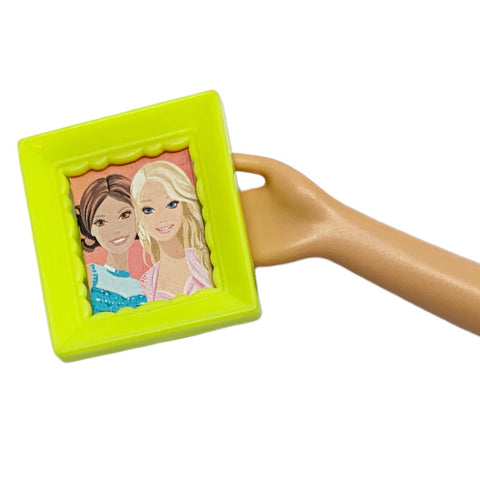 Mattel Barbie Doll Size Best Friends Yellow Picture Frame Accessory Part