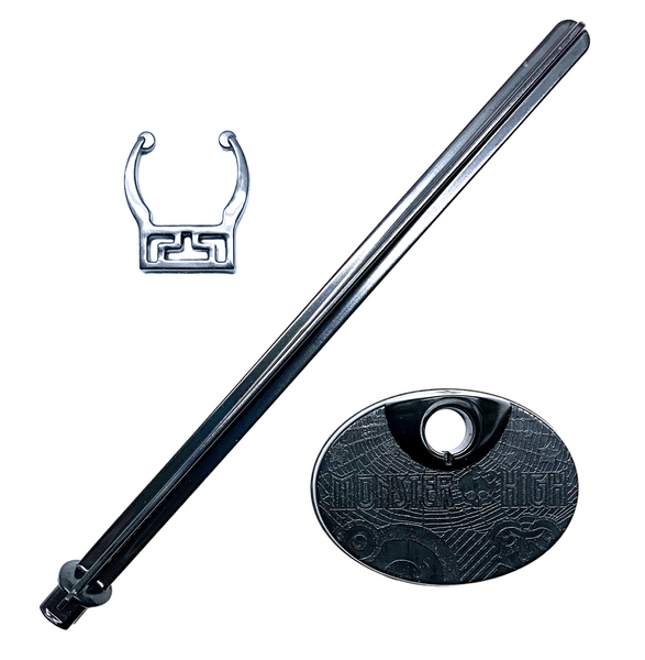 Monster High Replacement Standard Size G1 Boy Doll Black Stand Set