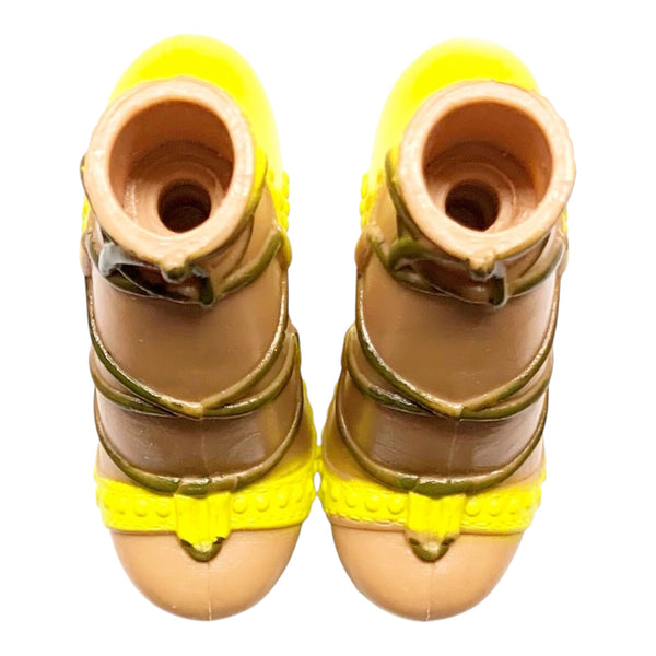 Bratz Study Abroad Yazmin To Brazil Doll Replacement Yellow Strappy Heels Shoes