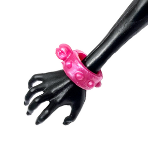 Monster High Fierce Rockers Catty Noir Doll Outfit Replacement Pink Bracelet