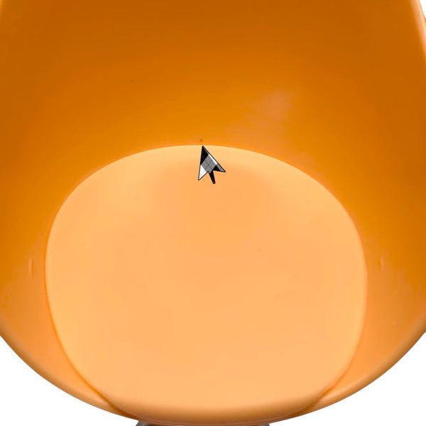 Mattel Barbie FHY73 DreamHouse Living Room Furniture Orange Silver Chair Part