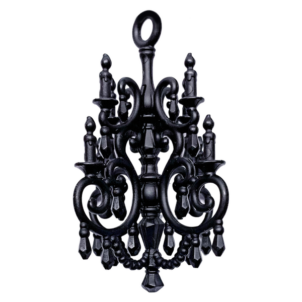 Mattel Barbie 2015 CJR47 Dreamhouse Replacement Bedroom Black Chandelier Light