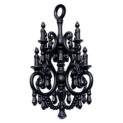 Mattel Barbie 2015 CJR47 Dreamhouse Replacement Bedroom Black Chandelier Light