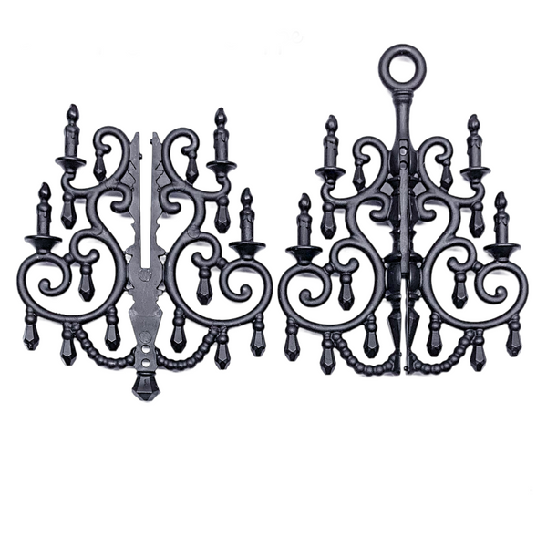 Mattel Barbie 2015 CJR47 Dreamhouse Replacement Bedroom Black Chandelier Light