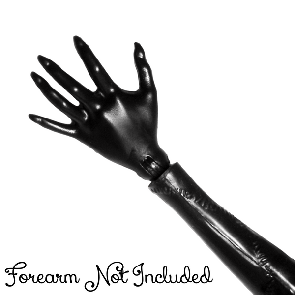 Monster High Freak Du Chic Clawdeen Wolf Doll Replacement Left Black Hand Arm Part