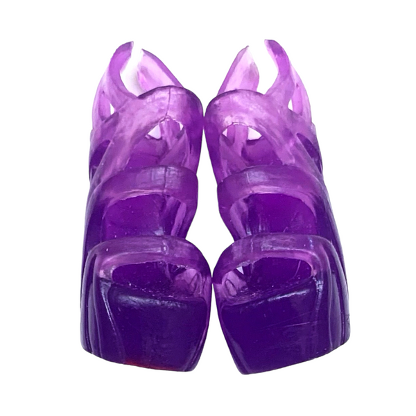 Monster High Skull Shores Clawdeen Wolf Doll Replacement Purple Shoes