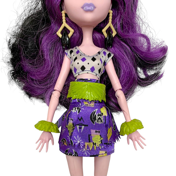 Monster High Ghouls Getaway Elissabat Doll With Headpiece & Outfit