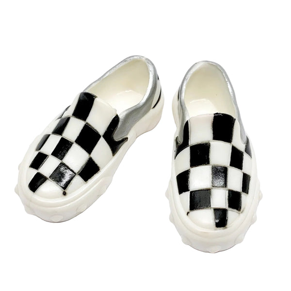 Monster High Deuce Gorgon 1st Wave Original Boy Doll Replacement White & Black Shoes